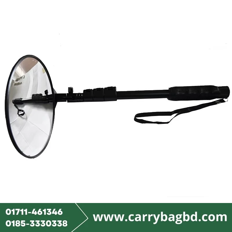 Foldable Car LED Light Reflective Underneath Convex Safety Detective Mirror